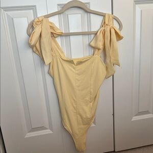 NWOT Pink Rose Bodysuit